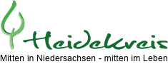 Heidekreis Logo - Mitten in Niedersachsen, mitten im Leben.